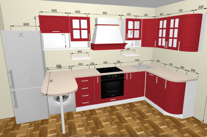 Чек-лист от замера до проекта кухни Будем менять дизайн проект до тех пор, пока он вам не понравится, после чего вы получаете профессиональный 3D проект кухни и ждете доставки.