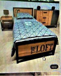 кровать Лофт Сити с фотопечатью