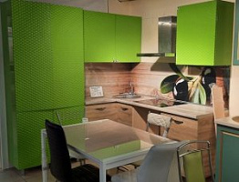 Кухня Выставка 3D Яблоко/Дуб Марсала